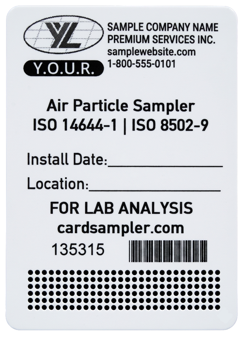 CardSampler air particle sampler card