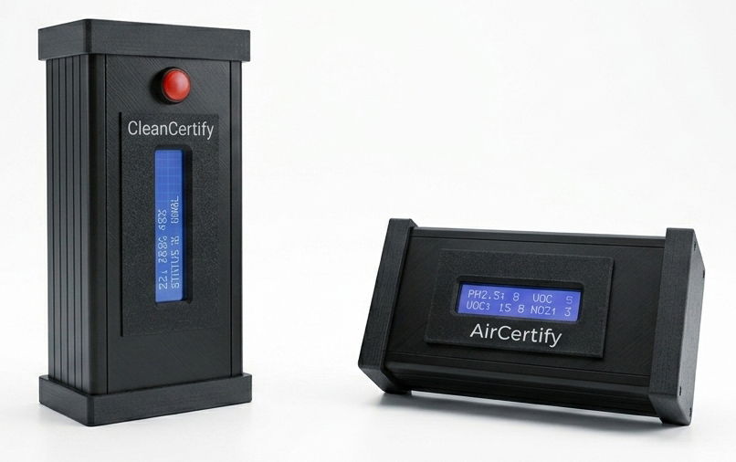 CleanCertify and AirCertify scanners used for environmental compliance audits
