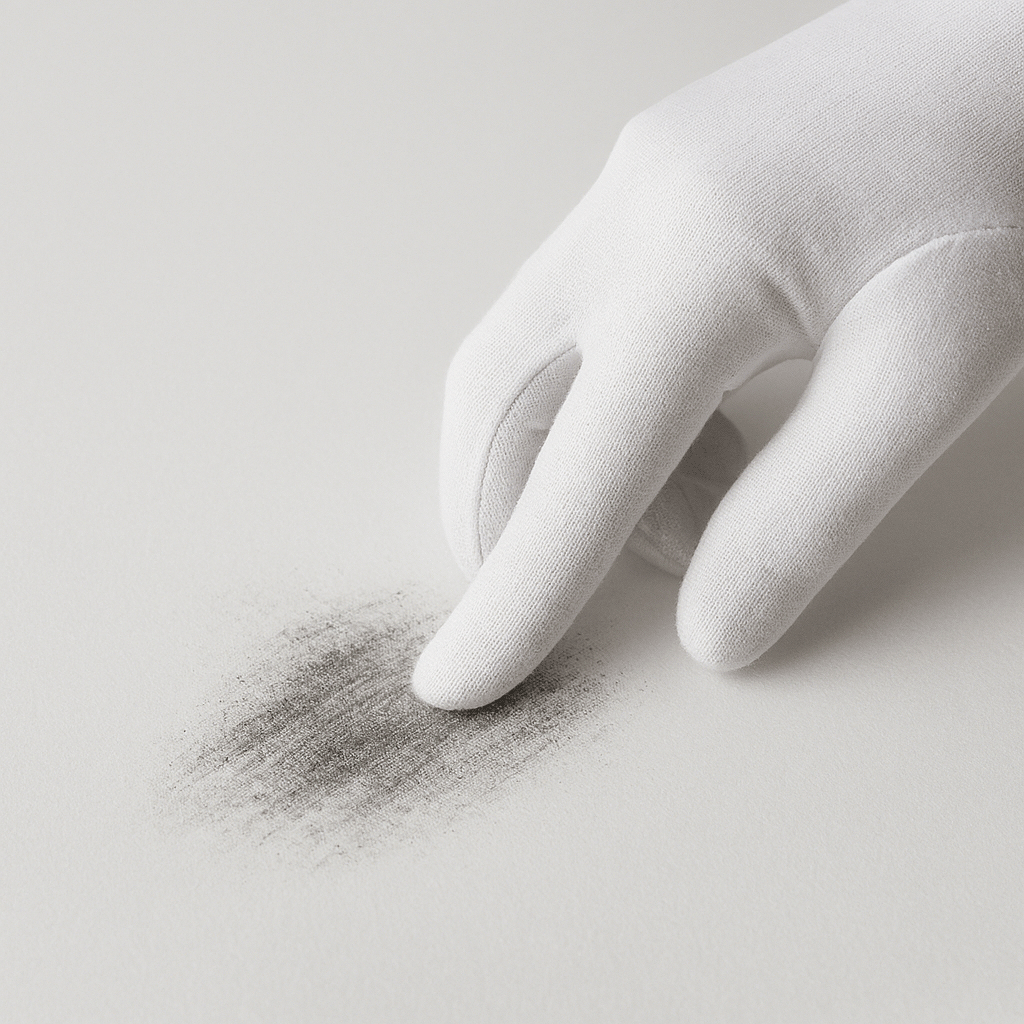 Image of white glove test